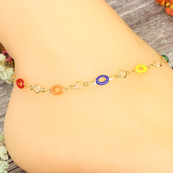 "Elegant Handmade Anklet – Delicate Jewelry for Women, MAR091841 - Picture 2 of 10